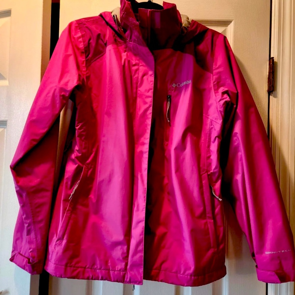 Columbia size large rain jacket